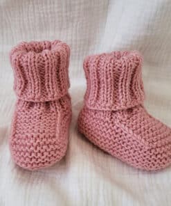Pletene papučice - Roze